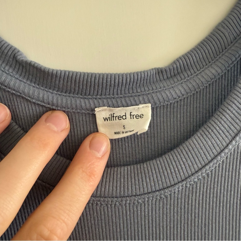 Aritzia Wilfred Modal Rib Knit Tank Top - Picture 3 of 3